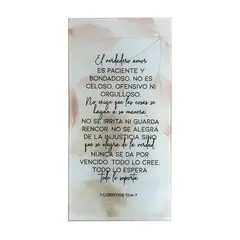 AREAS - Cuadro Vidrio 25x50 Cm Amor