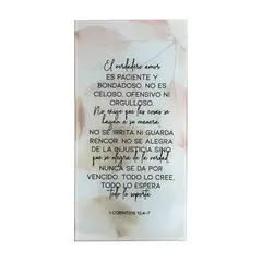 AREAS - Cuadro Vidrio 25x50 Cm Amor