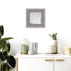 ULTRAMAR - Espejo Ancho 40-50 cm Alto 40-50 cm Florencia Plata