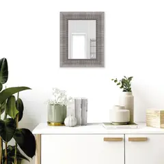 ULTRAMAR - Espejo Ancho 40-50 cm Alto 50.1-60 cm Florencia Plata