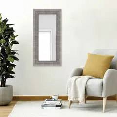 ULTRAMAR - Espejo Ancho 40-50 cm Alto 80.1-90 cm Florencia Plata