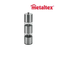 METALTEX - Molino Universal Pimienta Y Sal Acero Inoxidable 21 Cm