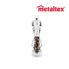 METALTEX - Molino Universal 22Cm Cuerpo Acrílico Tapa Cromada