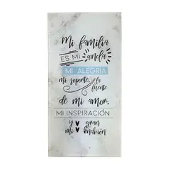AREAS - Cuadro Vidrio 25x50 Cm Familia