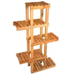 GENERICO - Mueble Para Huerta Casera 5 Niveles Madera 122X70X24.5Cm