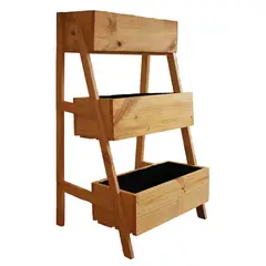 GENERICO - Mueble Para Huerta Casera 3 Niveles Pino 90x50cm