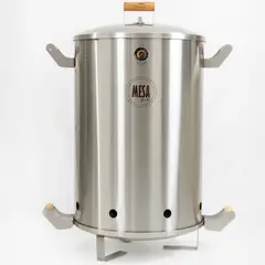 GENERICO - Barril Asador Acero Inoxidable King 110x86 cm