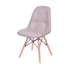 EKONOMODO COLOMBIA - Silla Eames Botones Camel 40X45X84 Khaki