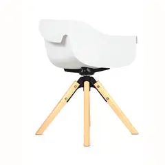 EKONOMODO COLOMBIA - Silla Lizy Giratoria 42X49X77 Blanco