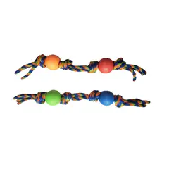 SOLEPET - Cuerda Para Perro De Lanzar Pelota Nudos Pequeña