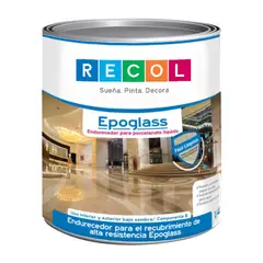 GENERICO - Resina Epoglass Catalizador Componente B Epóxica 1/4 Galón para Azulejos, metal y pisos