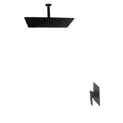 STYLOS EN BRONCE - Grifería De Ducha Mezclador Monocontrol Cuadrada Consumo 8.3 l/min