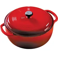 LODGE MFG - Horno Holandés 5.67 L Rojo