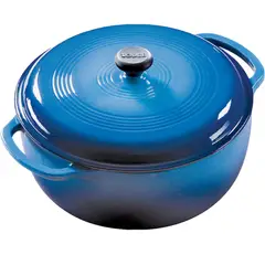 GENERICO - Horno Holandés Hierro Fundido Negro Capacidad 5.67 L