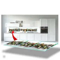 GENERICO - Cenefa en Cristal M10 60x30cm Estampados Pqx3und