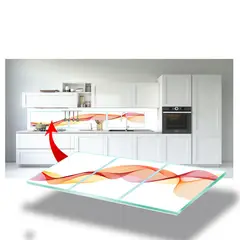 GENERICO - Cenefa en Cristal M1 60x30cm Estampados Pqx3und