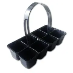 PLASTIKA - Jardín Portátil 8 Cavidades x 5Unids