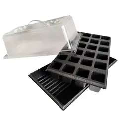 PLASTIKA - Mini Invernadero Tipo Industrial Tapa Profunda