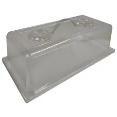 PLASTIKA - Tapa Transparente Profunda para Bandeja 55x29 x 5Unids