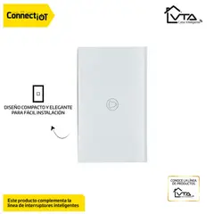 VTA PLUS - Pulsador Táctil Para Timbres Connect Iot Vta Zm