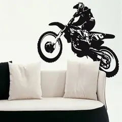 VINILOVERS - Vinilo Motociclista 85x85cm