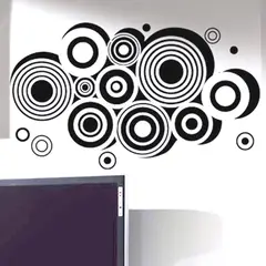 VINILOVERS - Vinilo Circles 100x60cm