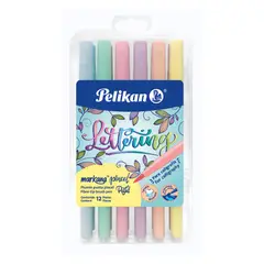 PELIKAN - Plumón Markana Twist Pincel Pastel X 12 Und