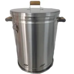 PARADOX - Barril Asador Acero Inoxidable Mdediano 70x45 Cm