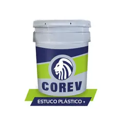 COREV - Estuco plastico para muro interior gris Cuñete