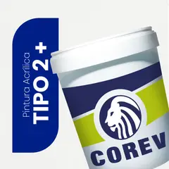 COREV - Pintura Semimate Tipo 2 Cuñete Blanco