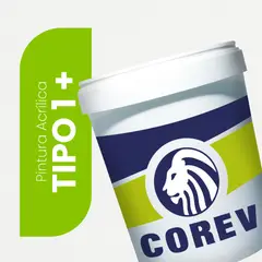 COREV - Pintura Semimate Tipo 1 Cuñete Blanco