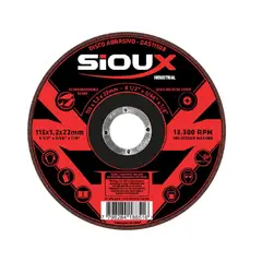 SIOUX - Disco Abrasivo de Corte Extrafino Industrial 4 1/2 Pulgadas 25 Unidades