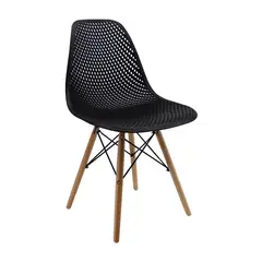 OR DESIGN - Silla eames colmeia negro