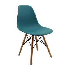 OR DESIGN - Silla Eames 80.5X46.5X42 Azul Petróleo