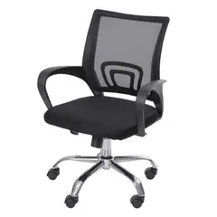 OR DESIGN - Silla Oficina Ergonómica 3310 Negra 95X60X45 Negro