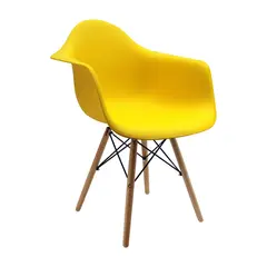 OR DESIGN - Silla Eames con Brazos 82x62x44 Amarillo