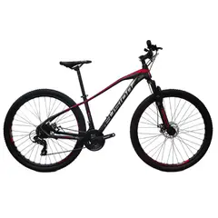 FUSION - Bicicleta De Montaña Korbin R29 8V Talla L Suspensión Delantera Disco Mecánico Negro/Rojo