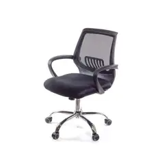 MOBLIHOUSE - Silla de escritorio Secretarial Negro Superior