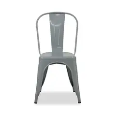 MOBLIHOUSE - Silla Bar Metálica 84x35.5x36 Gris