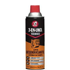 GENERICO - Súper Desengrasante Espuma 3-En-1 521ml x 4 Unids