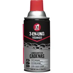 GENERICO - Lubricante Cadena 3-En-Uno Técnico 238ml x 4 Unids