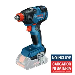 BOSCH - Llave de Impacto Inalámbrica 1/4 y 1/2 Pulgada GDX 18V-200 sin Batería sin Cargador Brushless