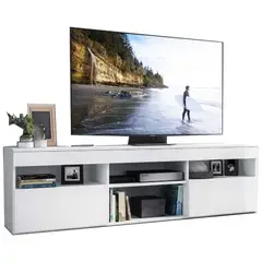 AKIVOY - Mueble Gabinete TV Paris 65 Pulgadas 48x175x35 Blanco