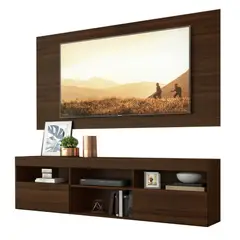 AKIVOY - Mueble Panel California TV 65 Pulgadas 163x175x34 Madera