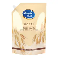 FRESH IDEA - Jabón Liquido Avena Doy 2000 ml