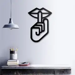 DE CASA - Aplique Decorativo Silencio Calado 62X40