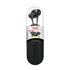 MAXELL - Audífono Pop Con Micrófono Negro