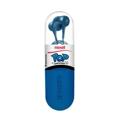 MAXELL - Audífono Pop Con Micrófono Azul