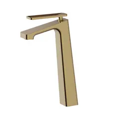 AMERICAN STANDARD - Grifería De Lavamanos Monocontrol Alta Moderna Brushgold