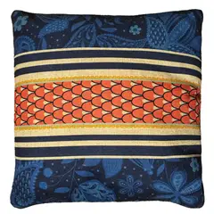 SILVIA LONDONO TEXTILES - Cojín Cenefa 45X45Cm